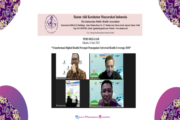 Siaran Pers: Transformasi Digital Health Percepat Pencapaian Universal Health Coverage 2030